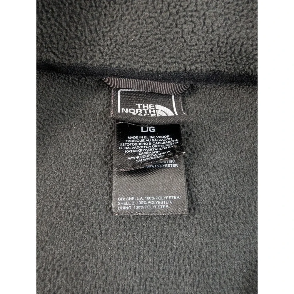 The North Face Mens FlashDry Full Zip Fleece Jacket Black Large L Gorpcore